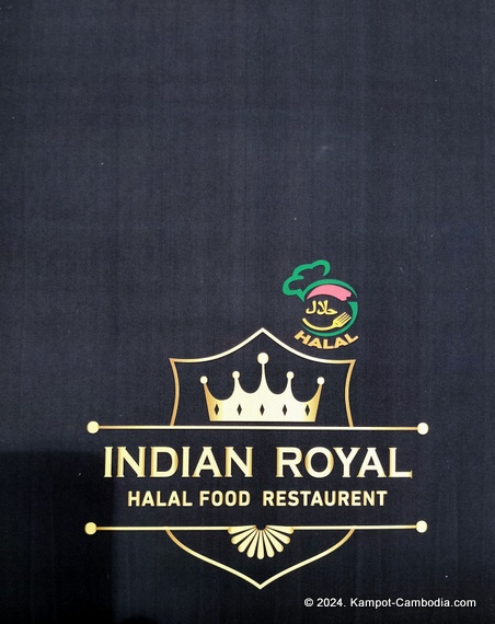 Indian Royal Restaurant in Kampot, Cambodia.  Halal.