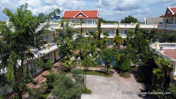 Sokchea Hotel in Kampot, Cambodia.