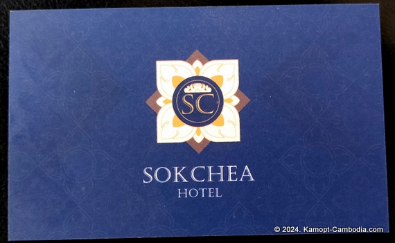 Sokchea Hotel in Kampot, Cambodia.