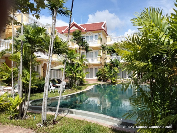 Sokchea Hotel in Kampot, Cambodia.