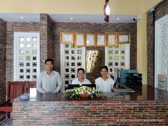 Sokchea Hotel in Kampot, Cambodia.