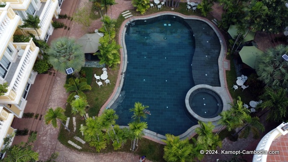 Sokchea Hotel in Kampot, Cambodia.