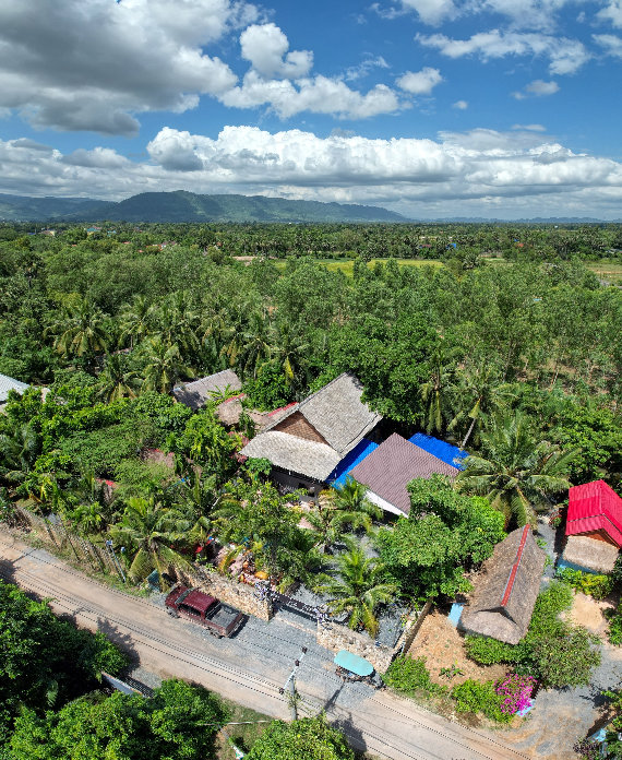 Jeco Restaurant & Bar in Kampot, Cambodia.  French Cuisine.