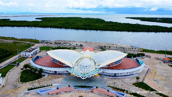 Kampot International Tourism Port in Kampot, Cambodia.