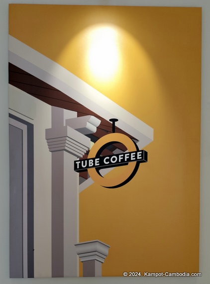 Tube Coffee in Kampot, Cambodia.