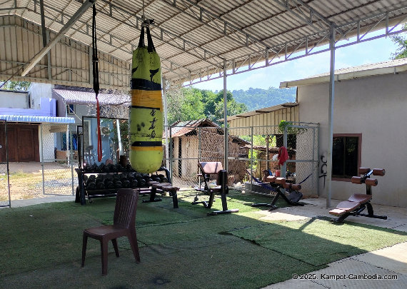 The Vibe Guesthouse in Kampot, Cambodia.