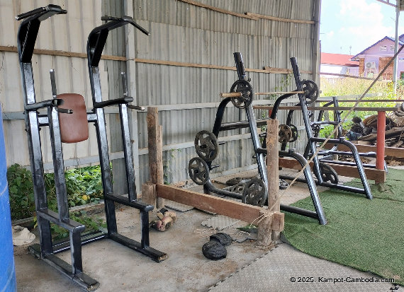 The Vibe Guesthouse in Kampot, Cambodia.