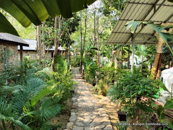 Green Valley Veal Pouch Eco Resort in Kampot, Cambodia.