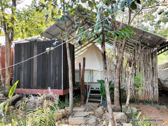 Green Valley Veal Pouch Eco Resort in Kampot, Cambodia.