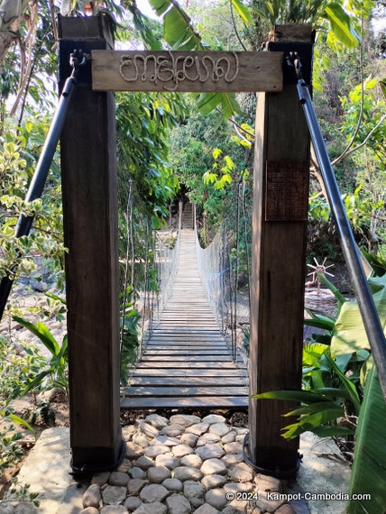 Green Valley Veal Pouch Eco Resort in Kampot, Cambodia.