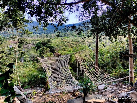 Green Valley Veal Pouch Eco Resort in Kampot, Cambodia.