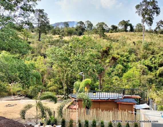 Green Valley Veal Pouch Eco Resort in Kampot, Cambodia.