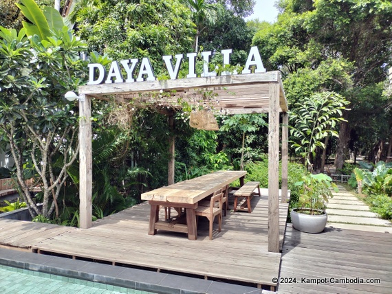 Daya Villa in Kampot, Cambodia.