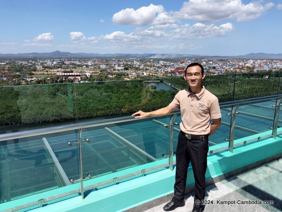 Castle Bayview Resort in Kampot, Cambodia.