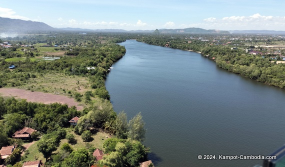 Castle Bayview Resort in Kampot, Cambodia.