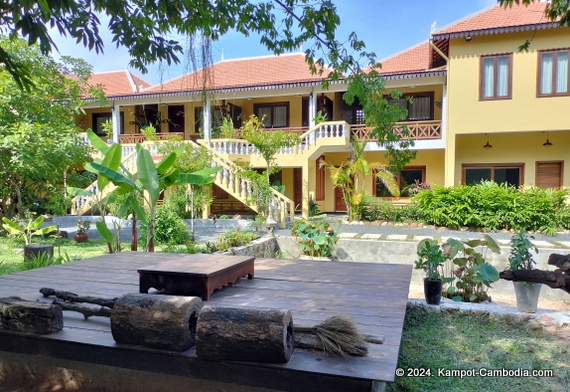 Villa Romduol in Kampot, Cambodia.