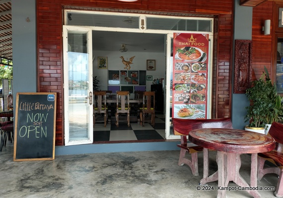 Little pattaya Thai Restaurant in Kampot, Cambodia.