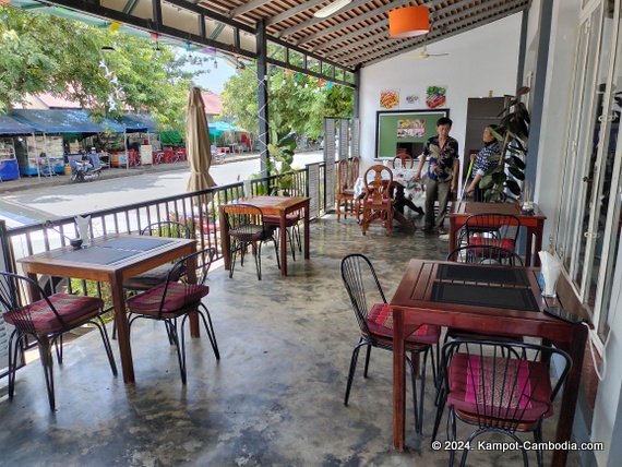 Little pattaya Thai Restaurant in Kampot, Cambodia.