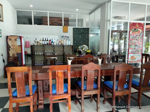 Little pattaya Thai Restaurant in Kampot, Cambodia.