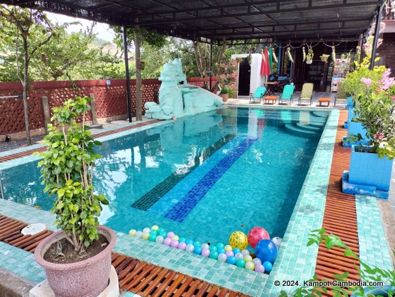 Ratana Mary Homestay Resort in Kampot, Cambodia.