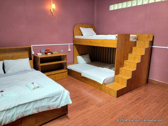 Ratana Mary Homestay Resort in Kampot, Cambodia.