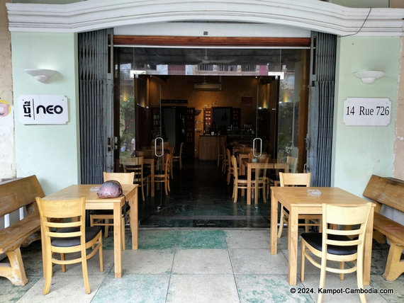 Neo Restaurant in Kampot, Cambodia.