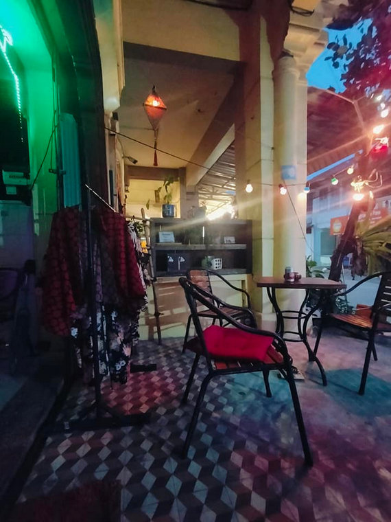 Ariart Art Bar in Kampot, Cambodia.