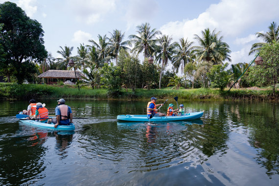 Peam Snea Resort in Kampot, Cambodia.