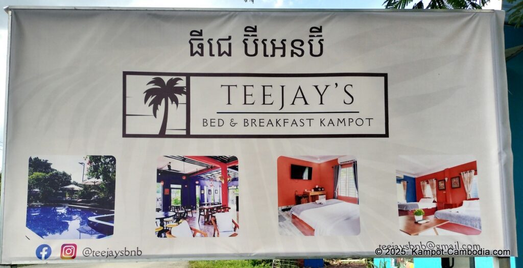 Tee Jay's Bed and breakfast in kampot cambodia