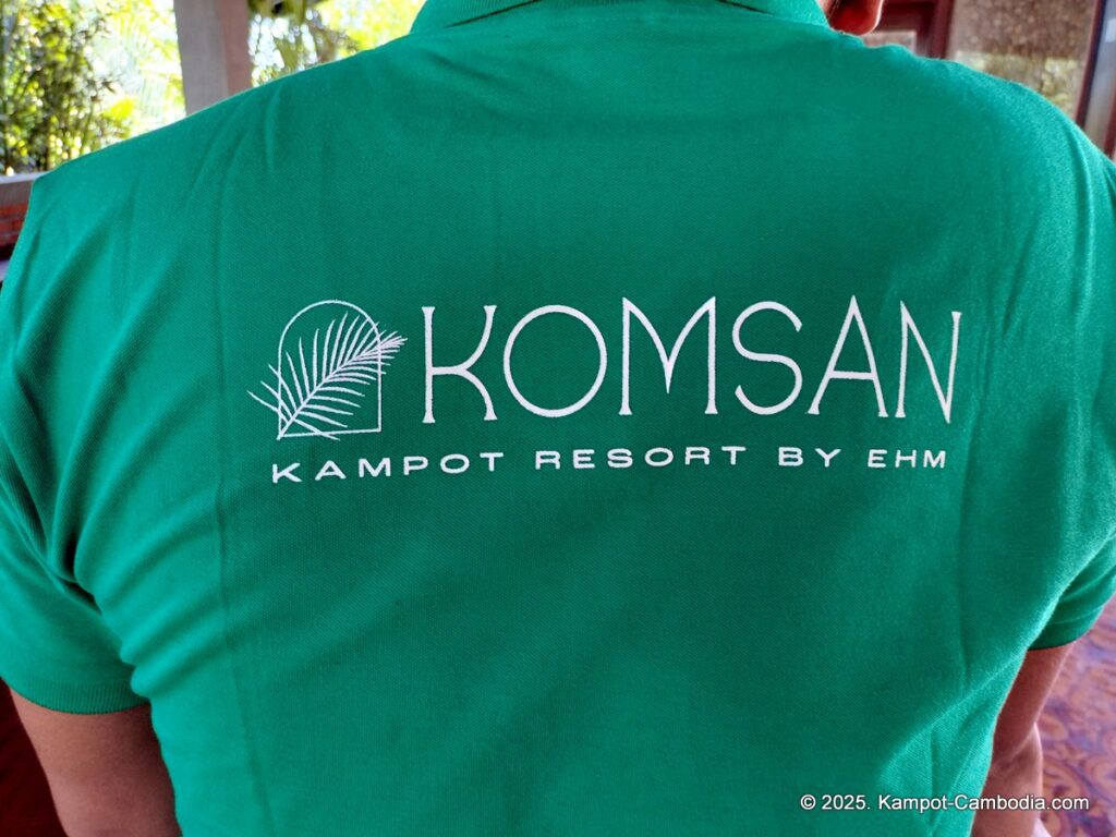 komsan resort on fish island in kampot, cambodia