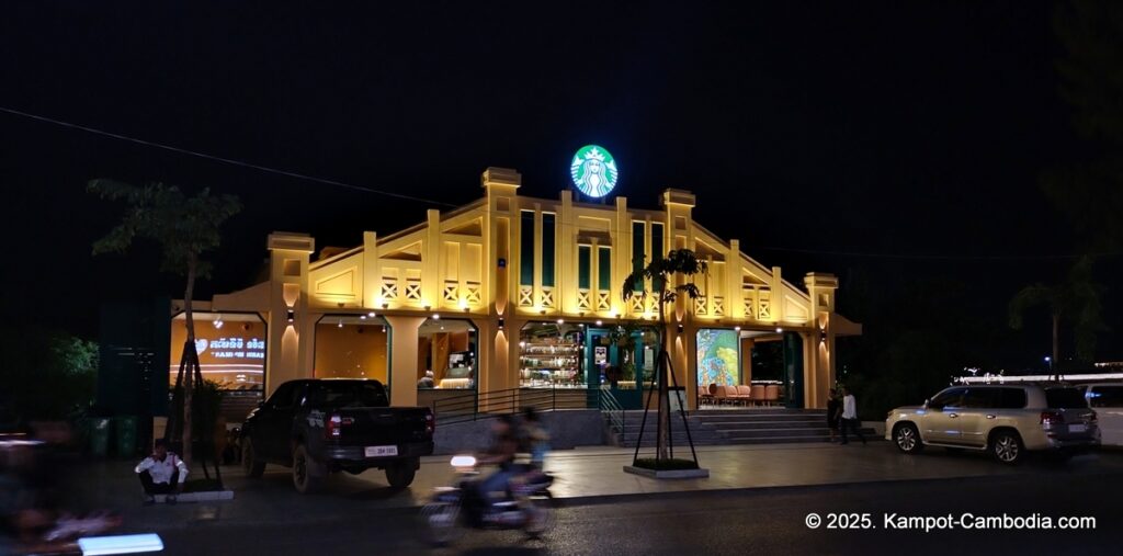 starbucks in kampot cambodia