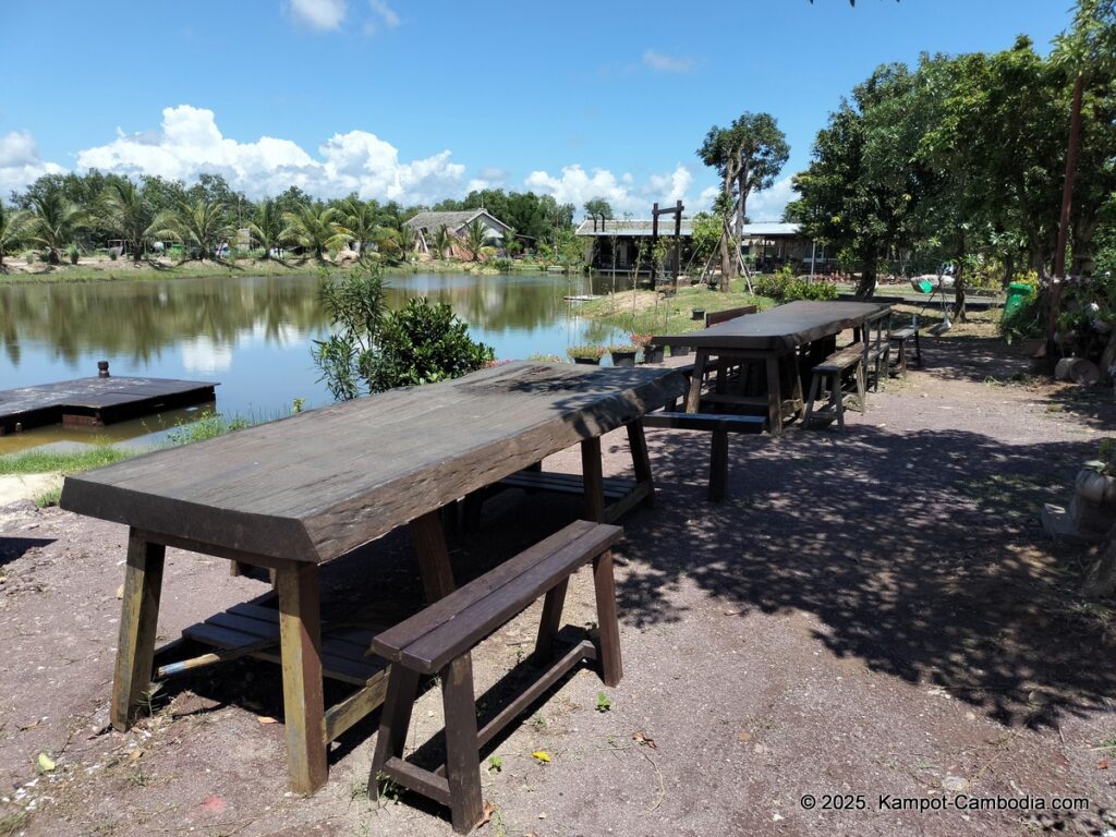 komsan resort on fish island in kampot, cambodia