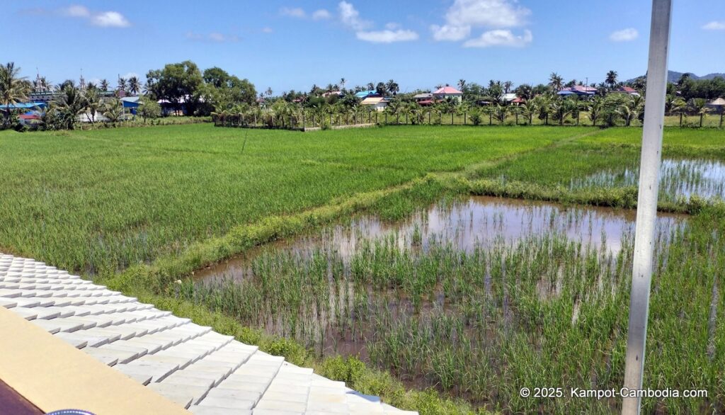 komsan resort on fish island in kampot, cambodia