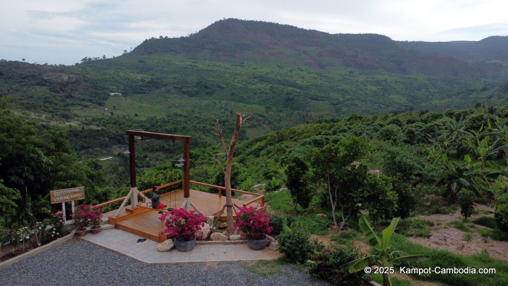 villa hill cafe in kampot cambodia