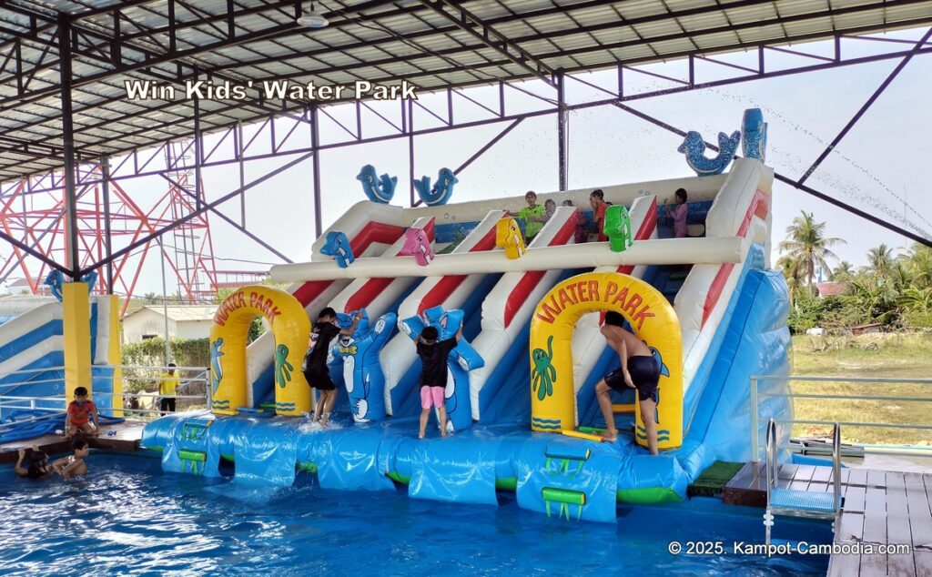 win kids' club water park in kampot cambodia