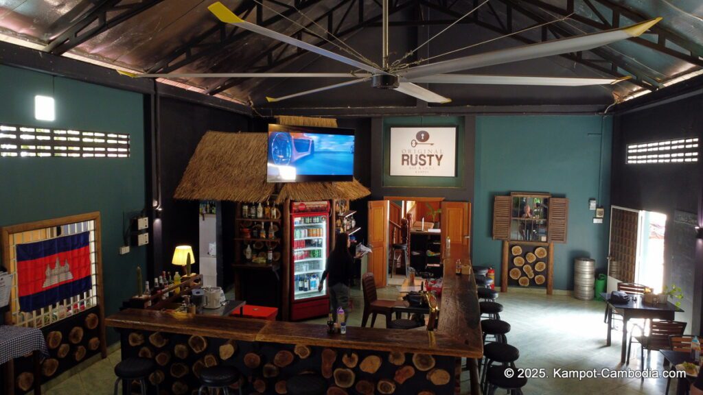 original rusty bar and grill in kampot cambodia