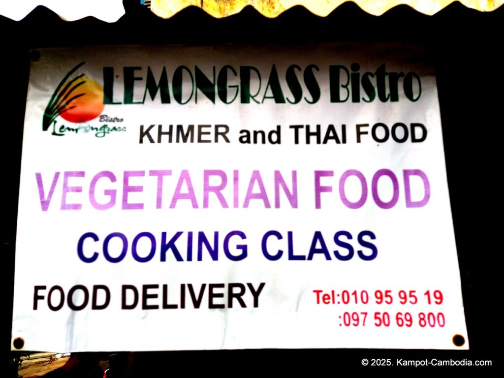 lemongrass thai and khmer food in kampot cambodia