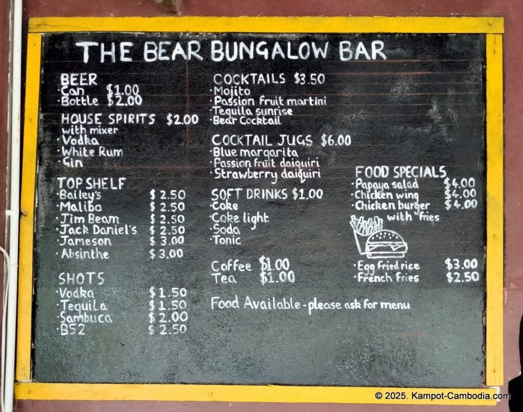 the bear bungalow in kampot cambodia