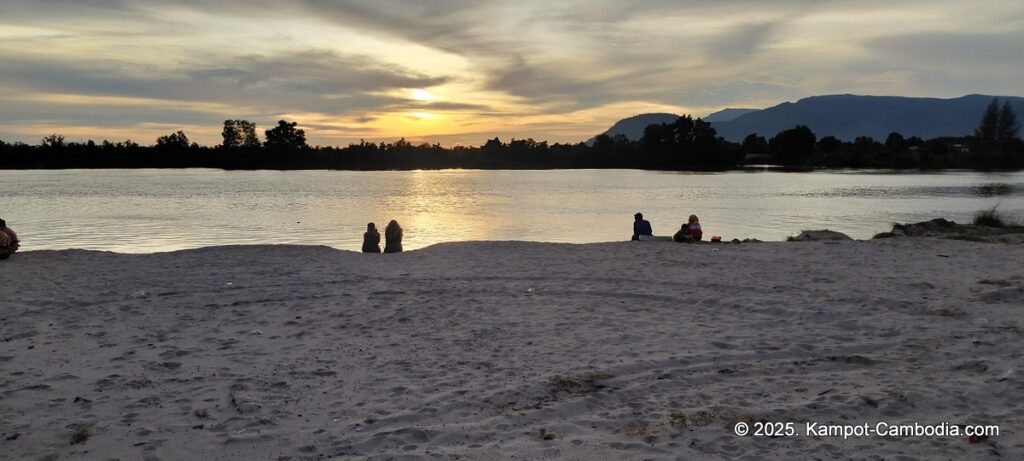 koh smao beach on the kampot river in cambodia