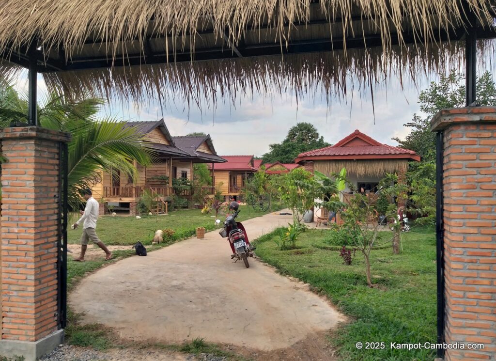 hidden oasis bungalows in kampot cambodia