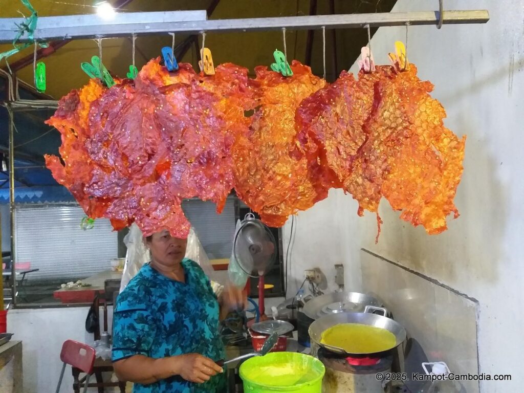 kampot night market in cambodia