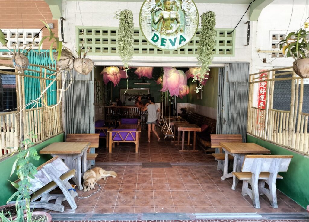 deva vegetarian restaurant in kampot cambodia