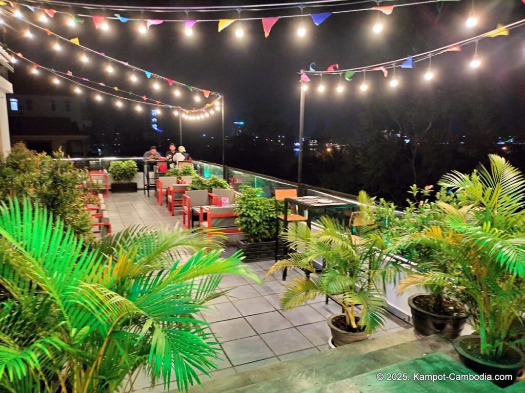 park inn hotel in kampot cambodia and skybar