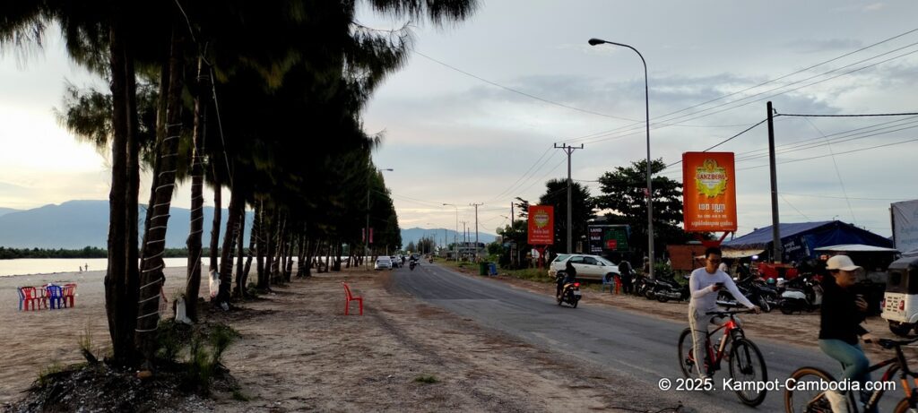 koh smao beach on the kampot river in cambodia