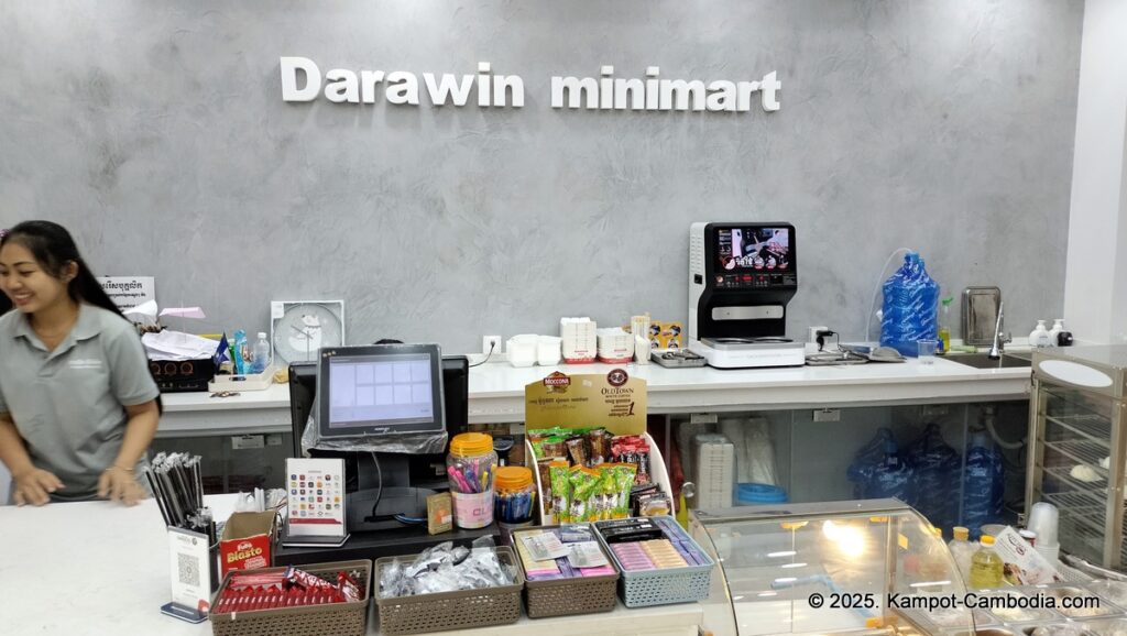 darawin minimart in kampot cambodia and tarawin