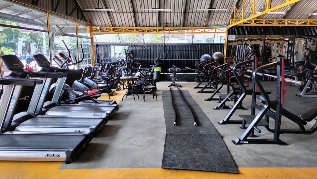 vk fitness club in kampot cambodia. gym.