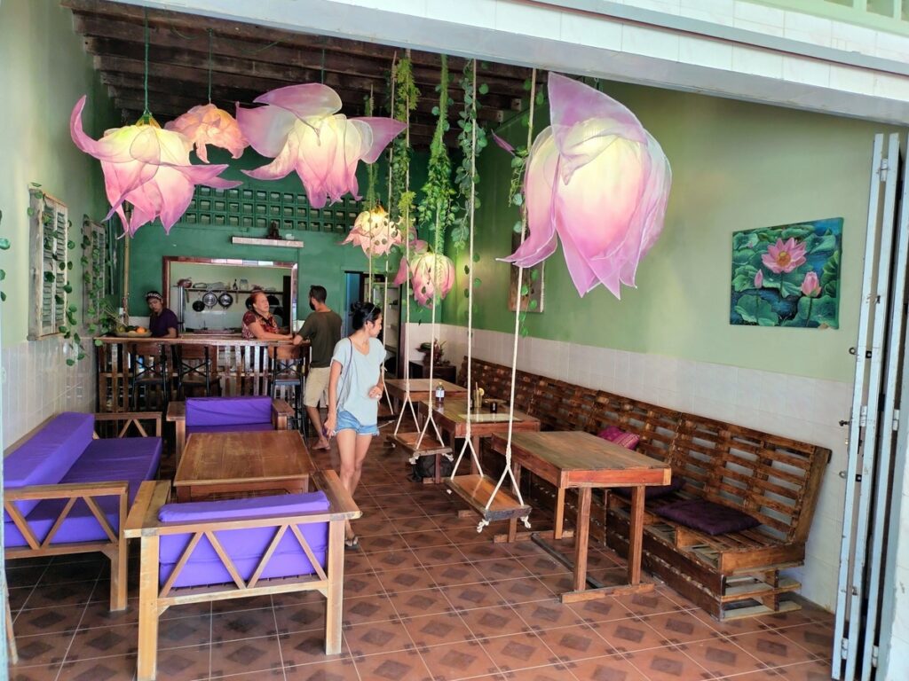 deva vegetarian restaurant in kampot cambodia