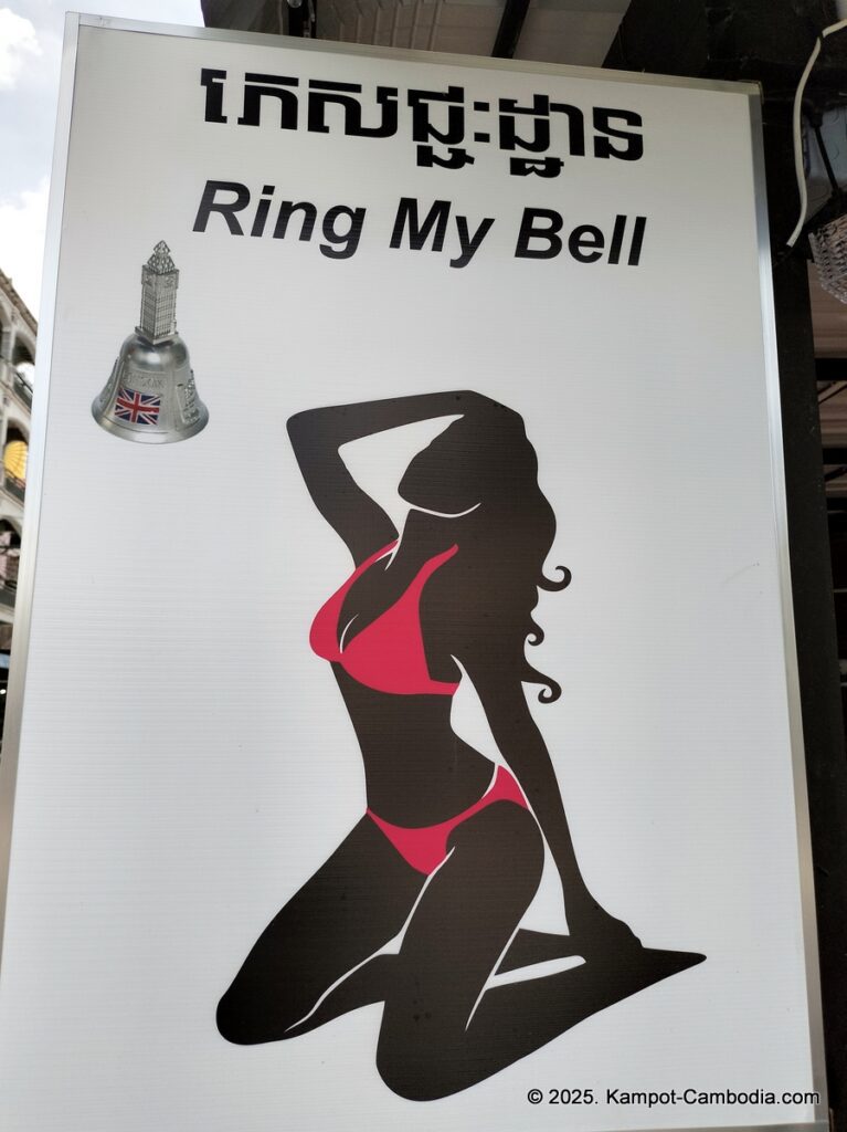 Ring My Bell bar in kampot cambodia