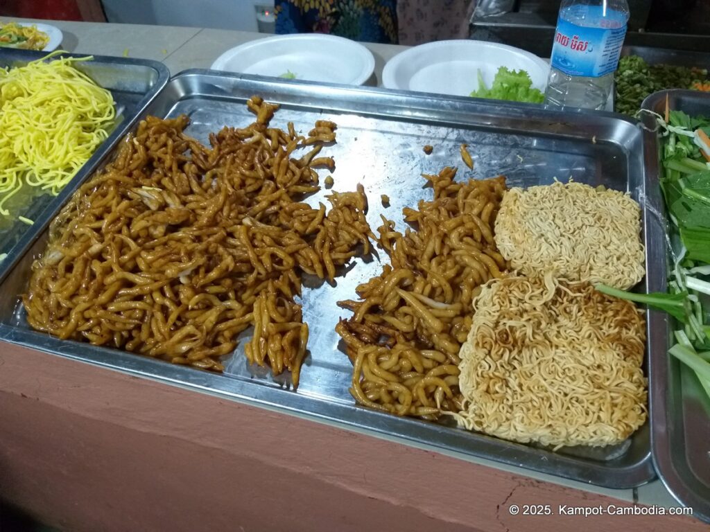 kampot night market in cambodia