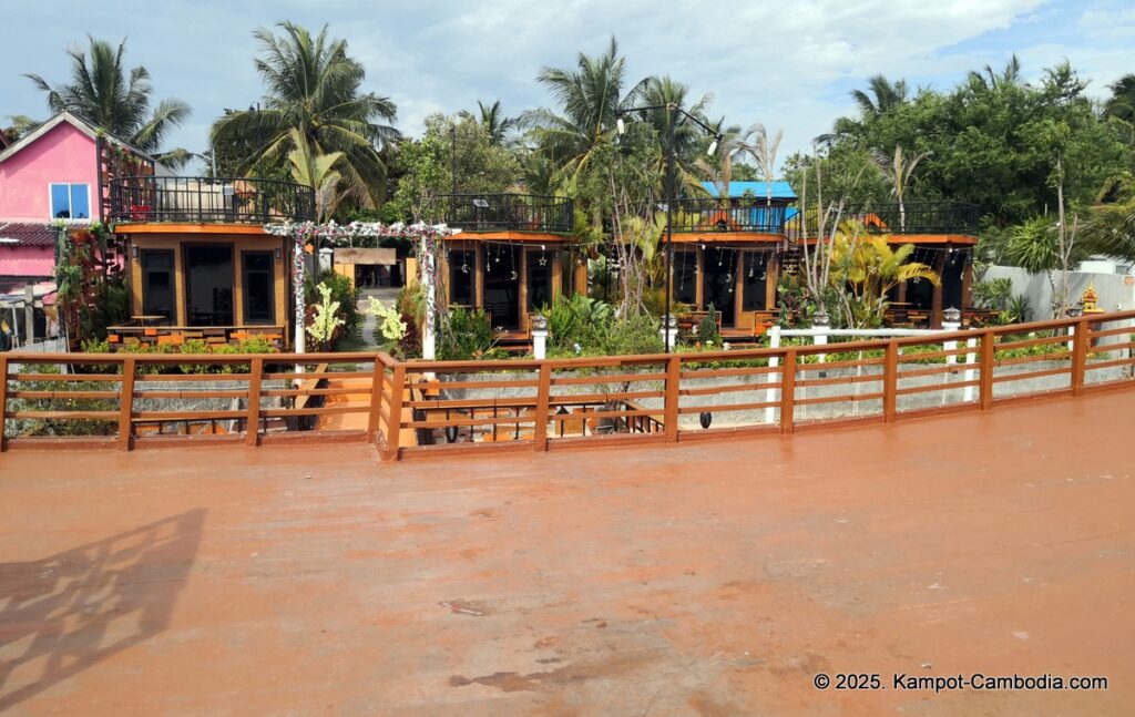 lomhai kampot on fish island in cambodia